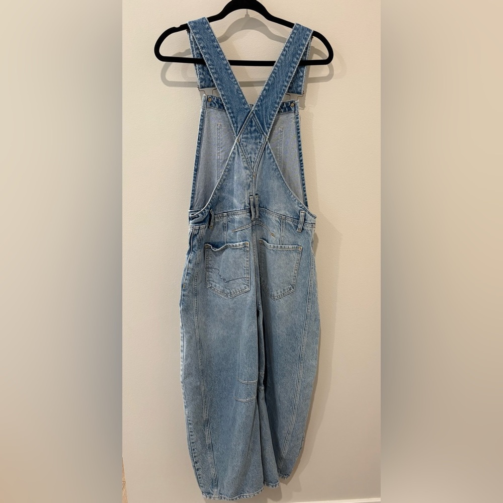 We The Free Good Luck Barrel Denim Overalls - Picture 3 of 4